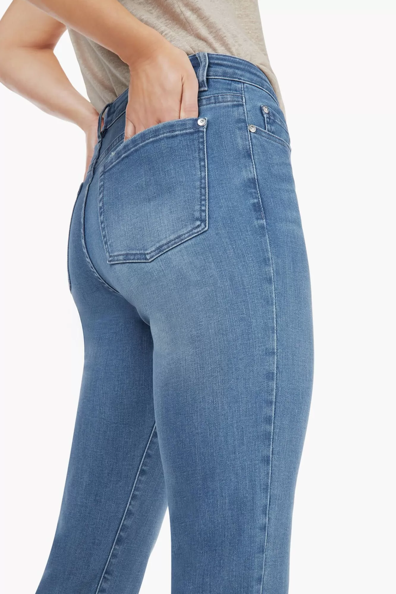 Best Sale JANICE Blauwe Mom Jeans Cooper Dark Denim 009