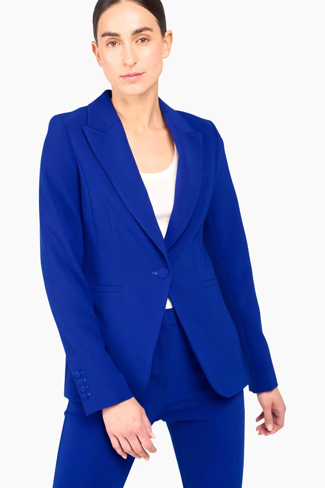 Discount JANICE Blazer Dames Getailleerd Luke Blauw