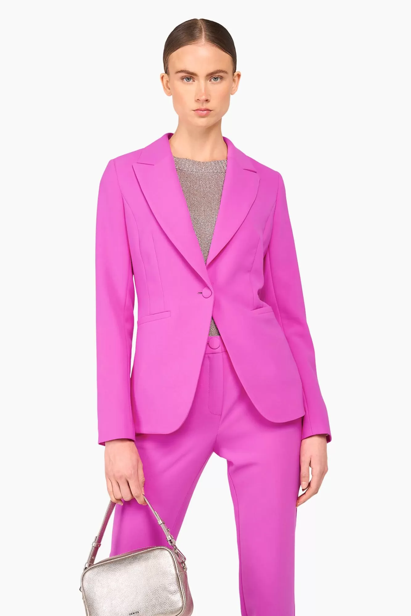 Clearance JANICE Blazer Dames Getailleerd Luke Roze