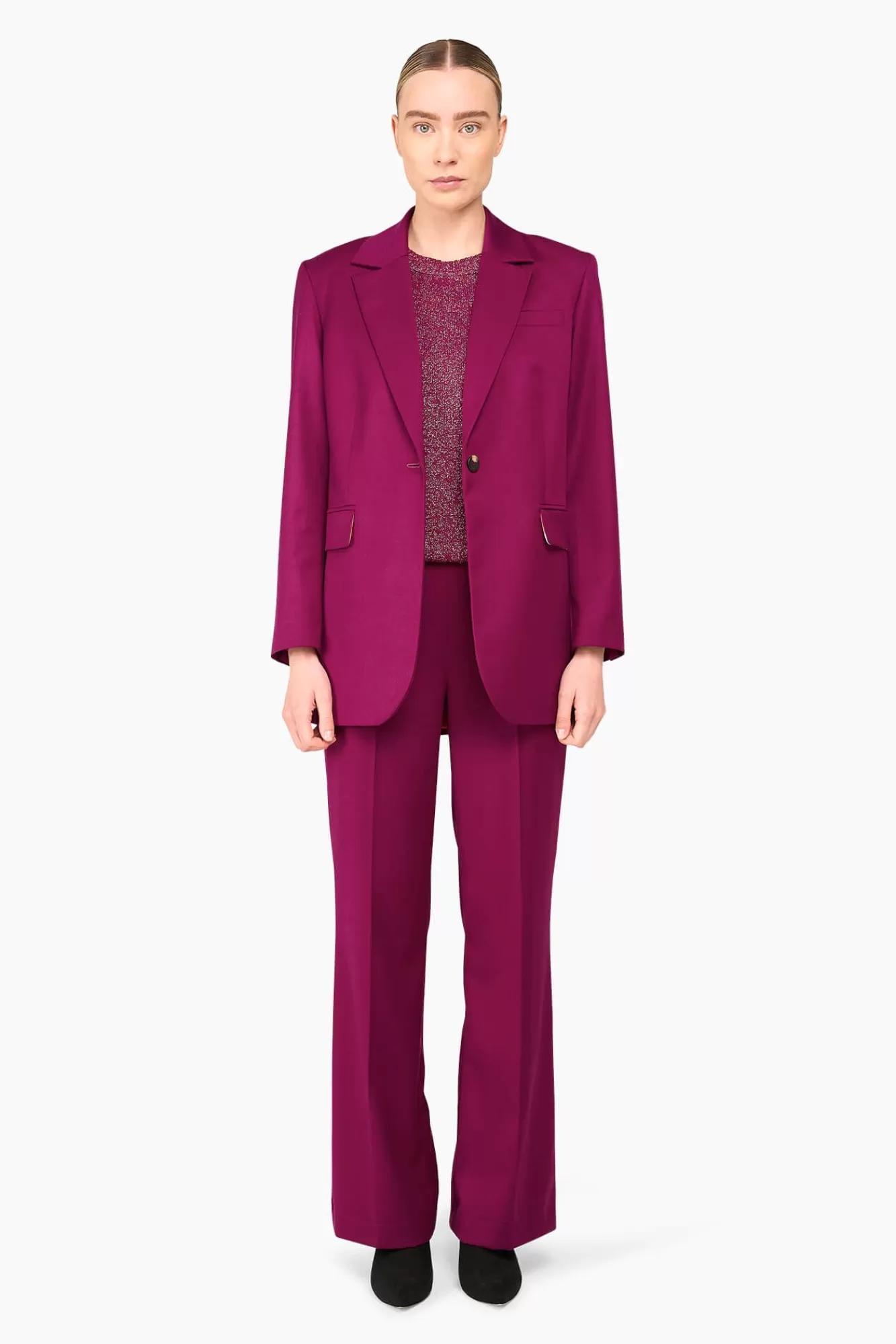 Best Sale JANICE Blazer Dames Hank Burgundy