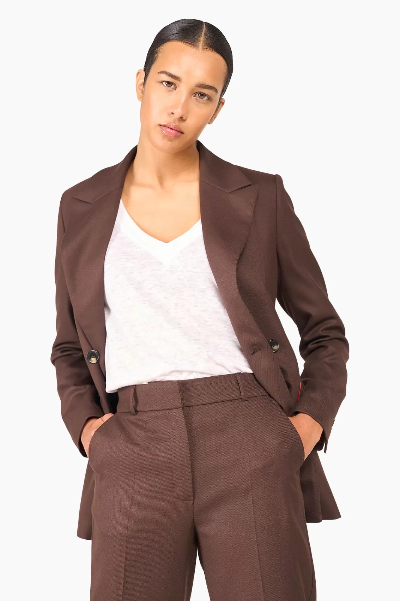 Best Sale JANICE Blazer Dames Kingston Bruin