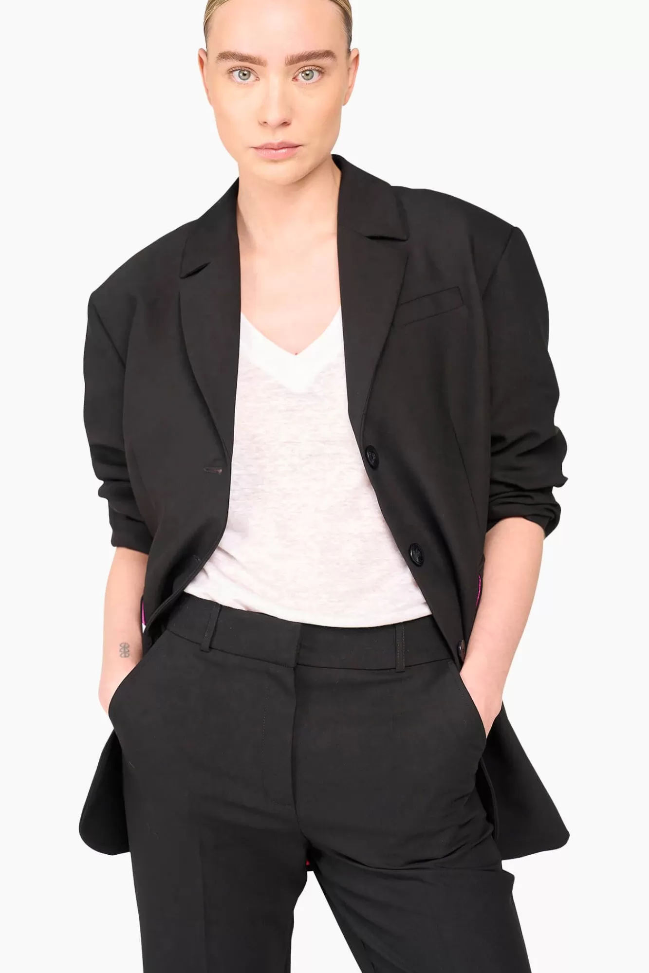 Best Sale JANICE Blazer Dames Oversized Buddy Zwart