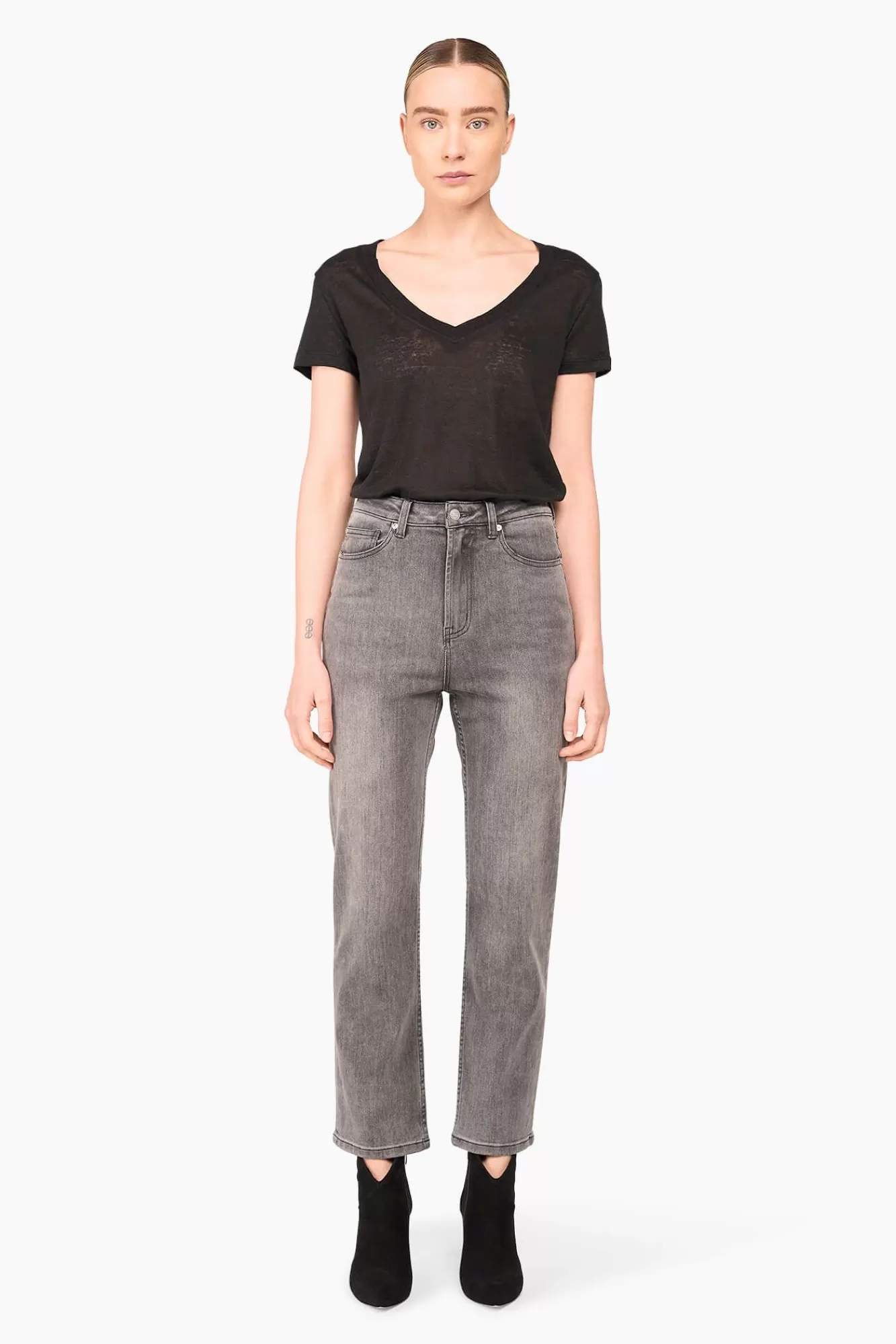 Best JANICE Boyfriend Jeans Morgan Grey 007