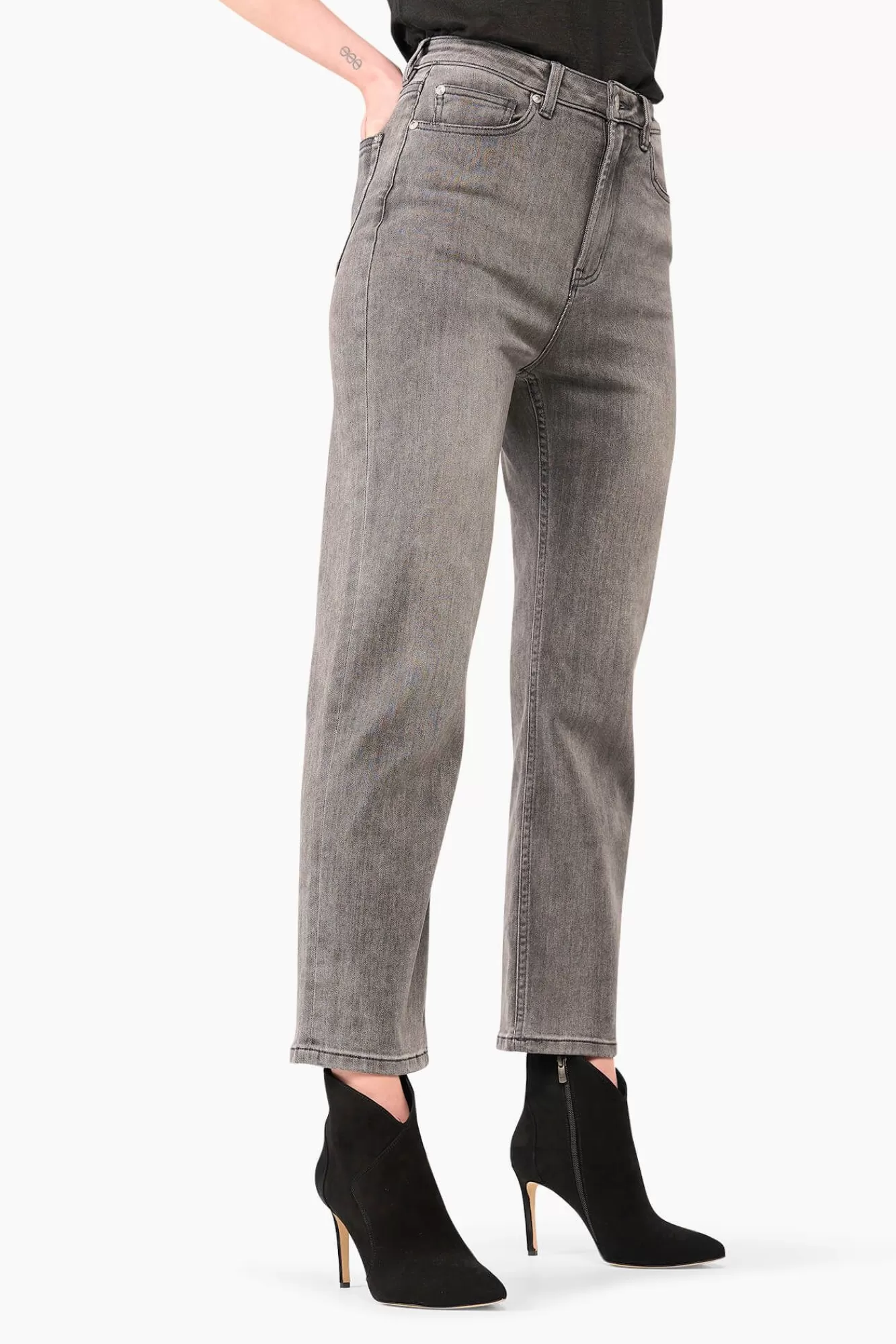 Best JANICE Boyfriend Jeans Morgan Grey 007