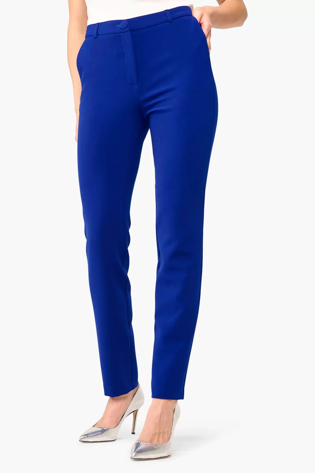 Best Sale JANICE Broek Dames Curtis Blauw