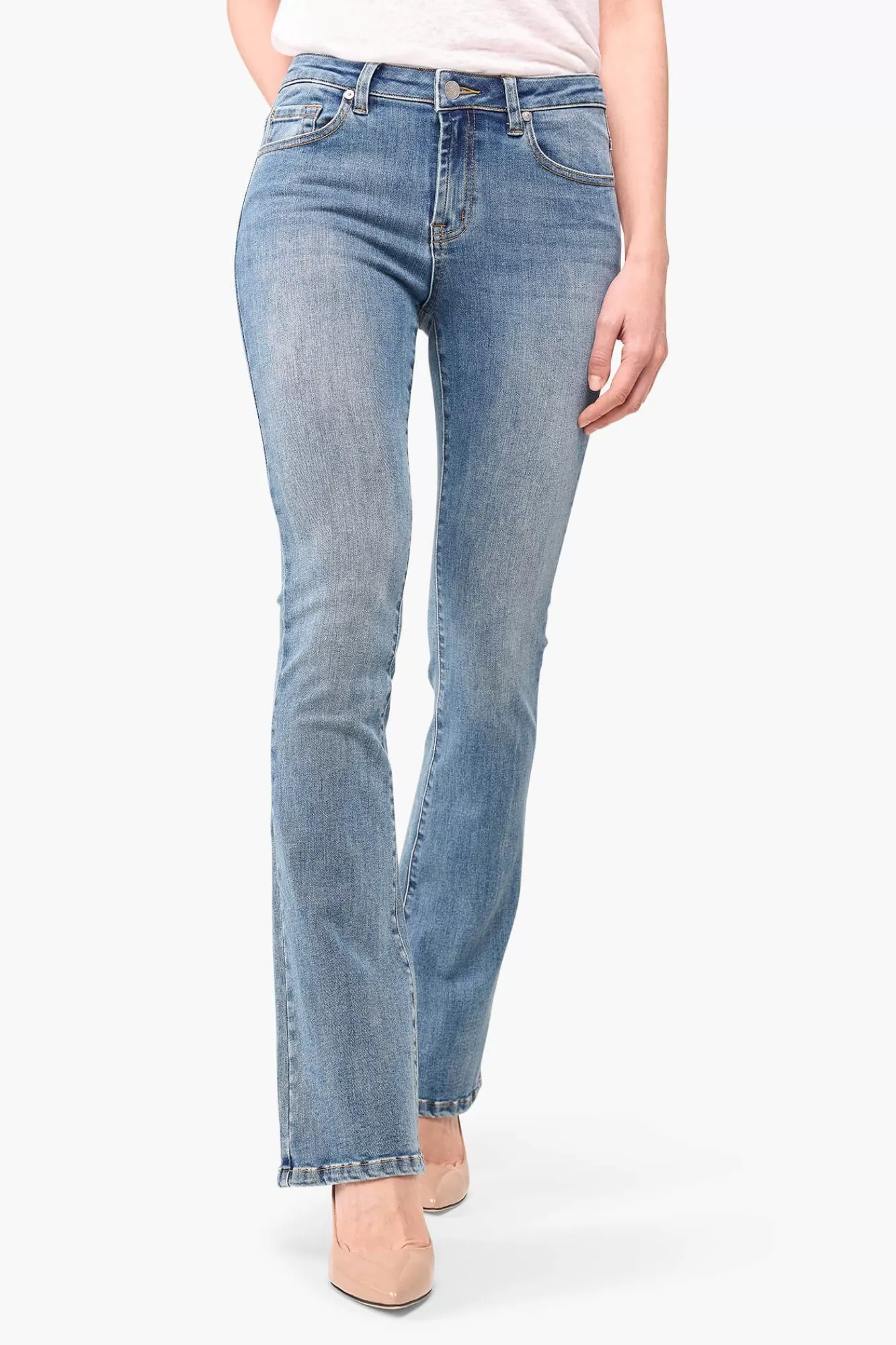 Hot JANICE Flared Jeans Dames Arlo Blue 395