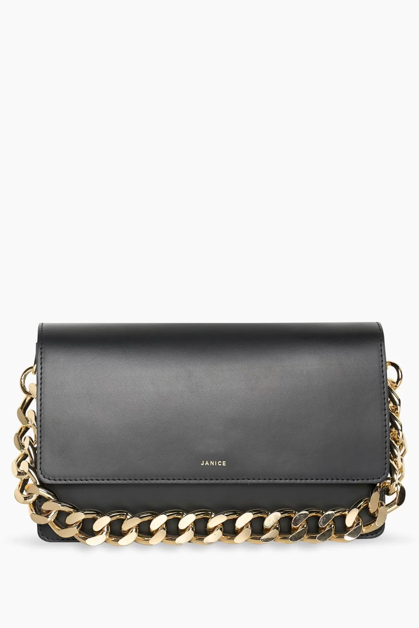 Shop JANICE Handtas Dames Leer Rocco Zwart