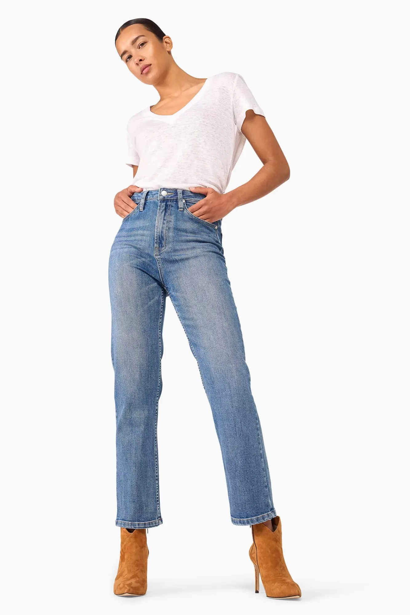 Store JANICE High Rise Boyfriend Jeans Morgan Blue 405