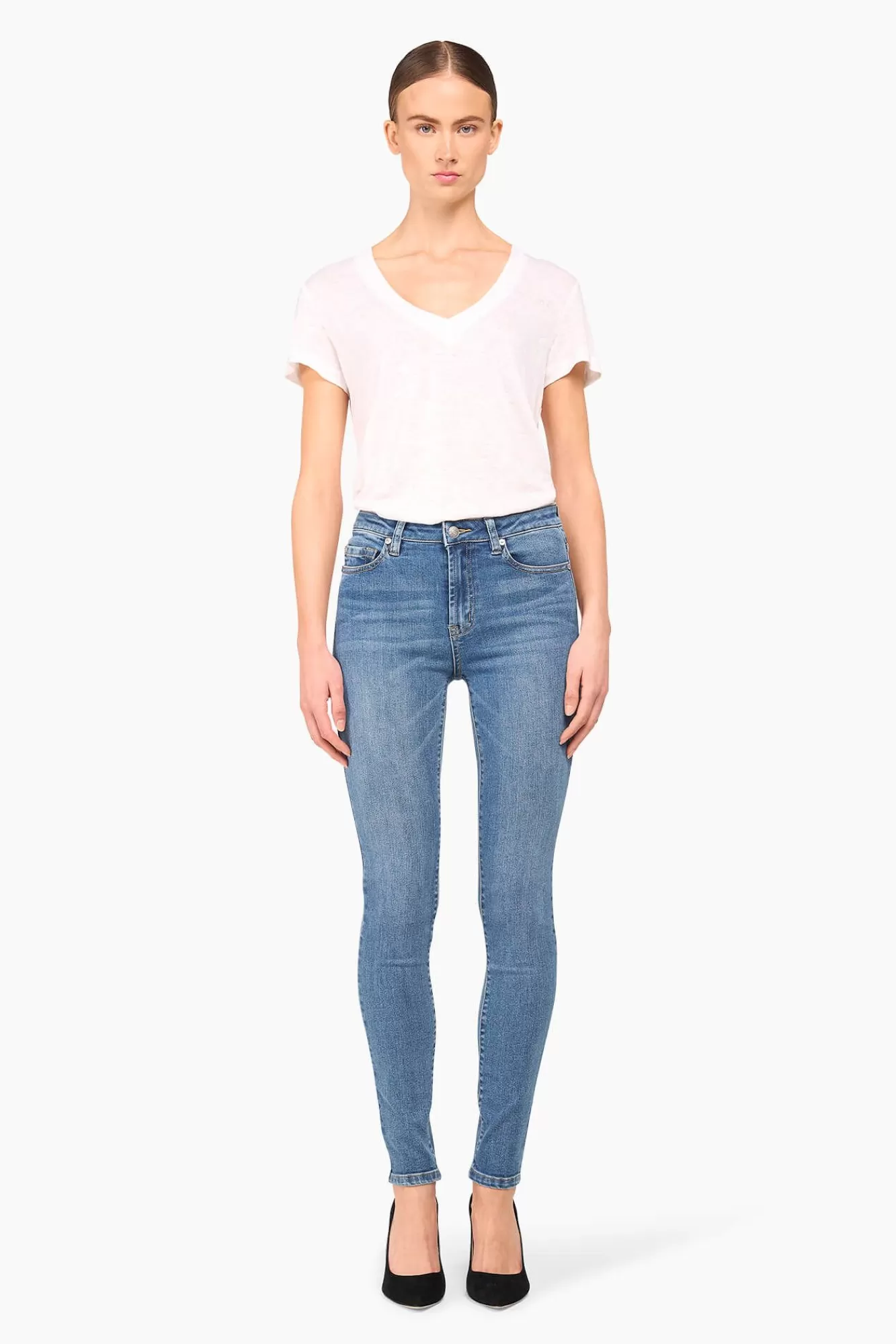 Best JANICE High Rise Skinny Jeans Dames Rocket Blue 405