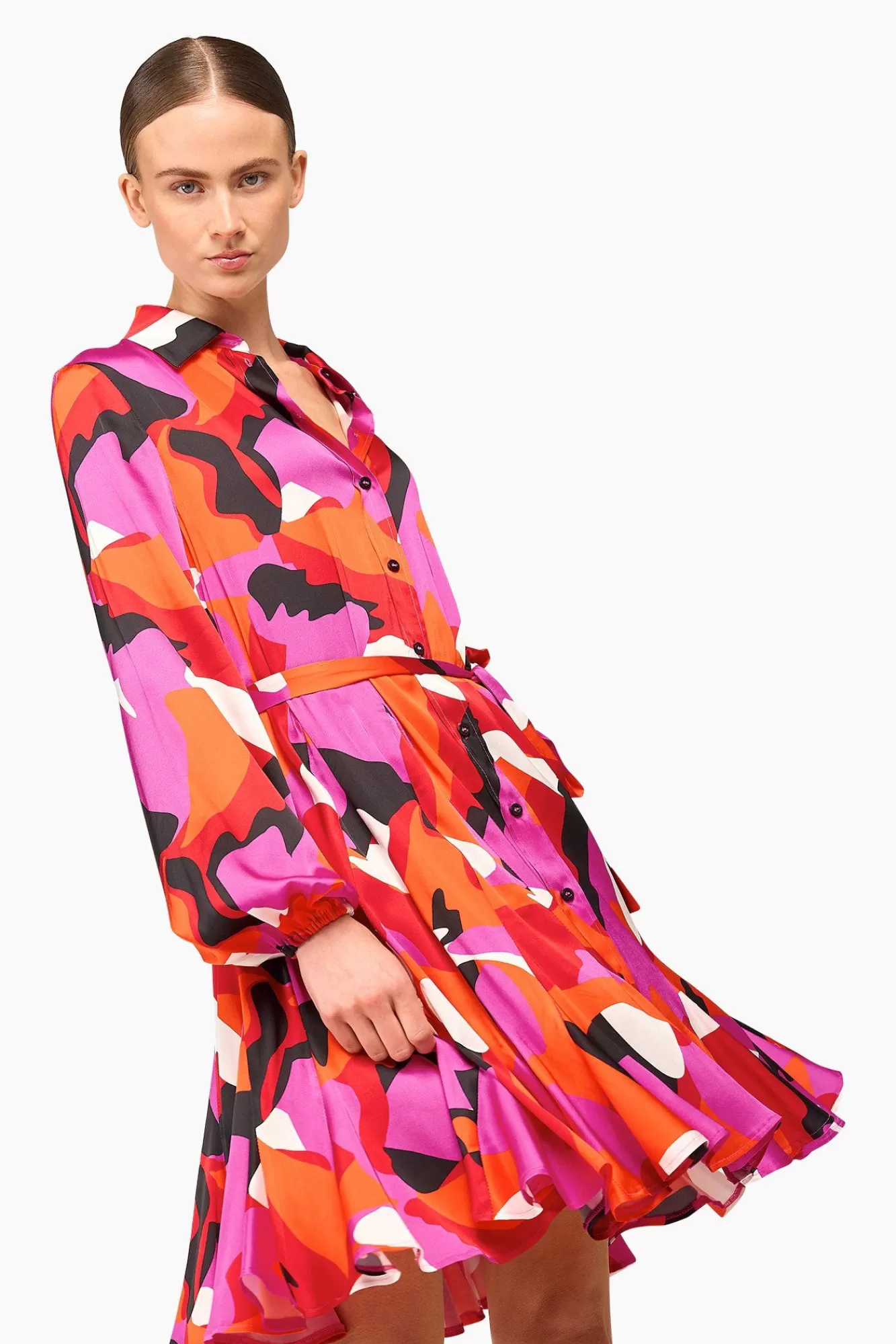 Hot JANICE Jurk Print Viscose Alex Multi