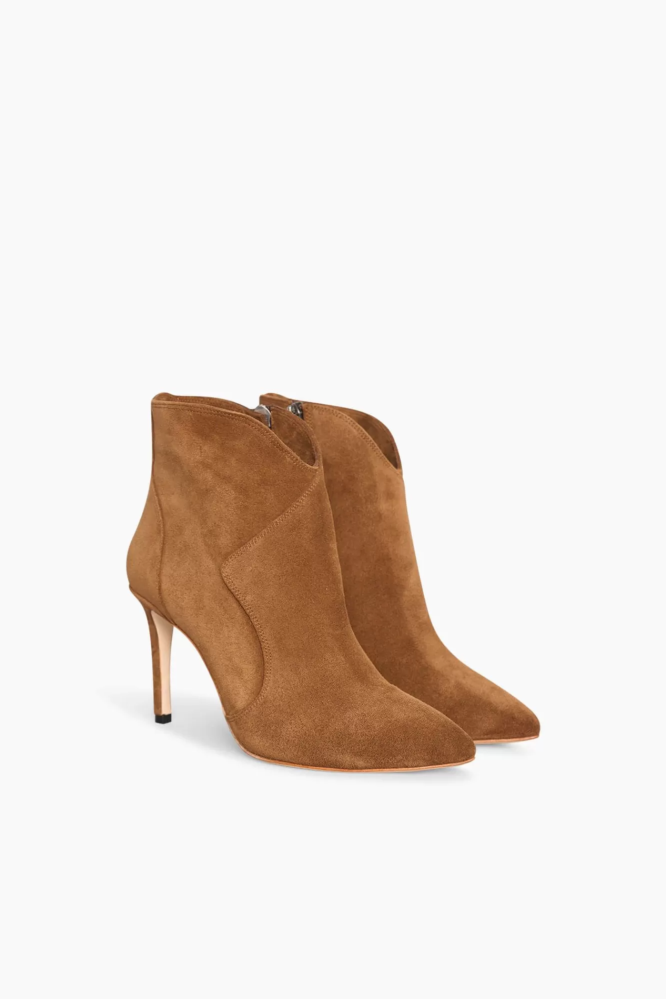 Shop JANICE Laarsjes Dames Suede Stewart Cognac