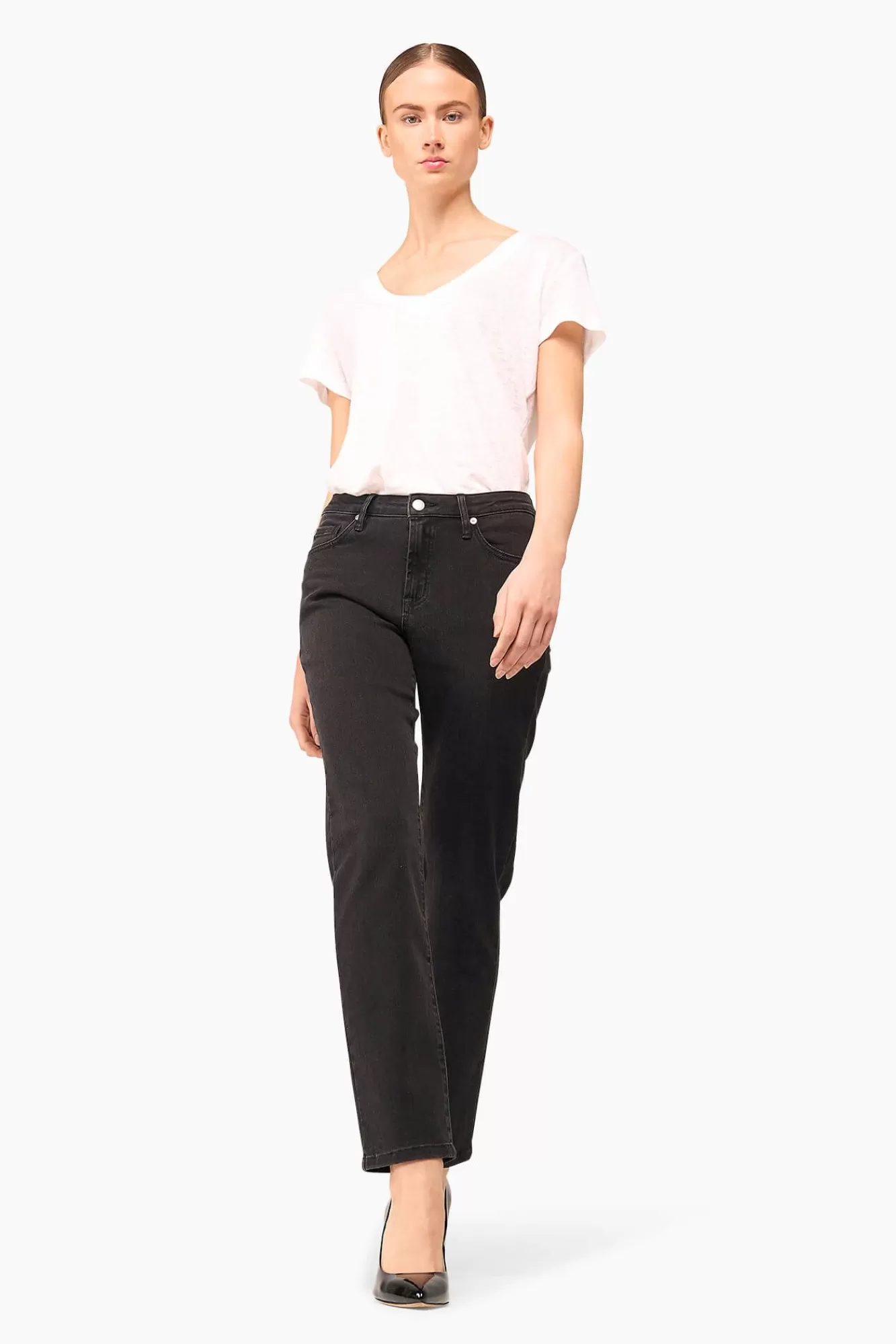 Hot JANICE Mom Jeans Cooper Zwart 410