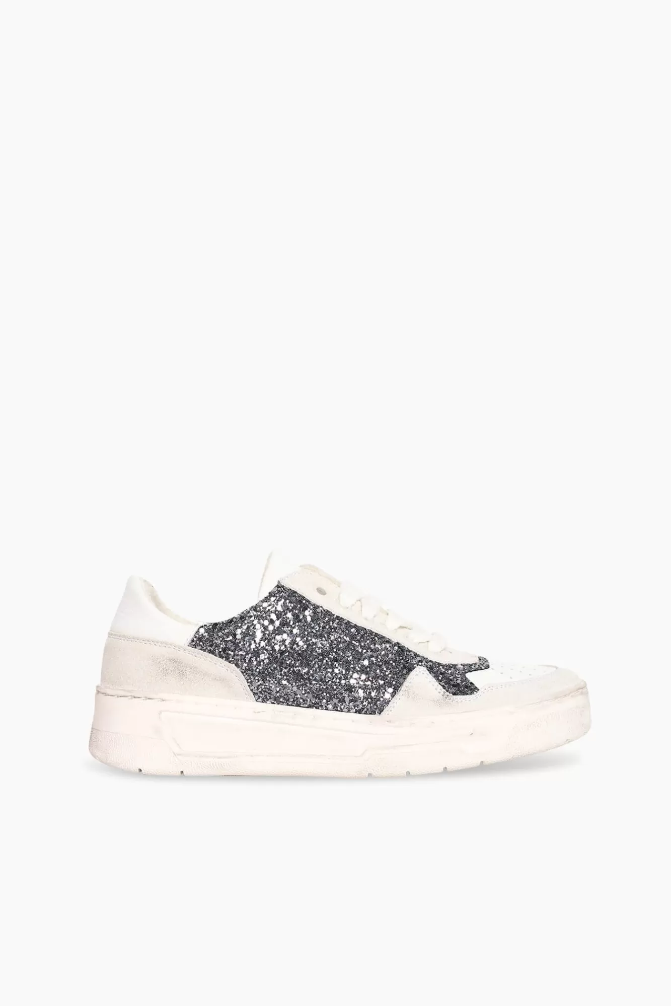 Shop JANICE Sneakers Dames Duncan Grey Gun Metal Glitters