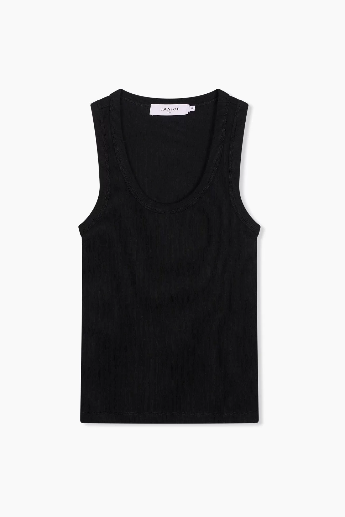 New JANICE Tanktop Dames Joni Zwart