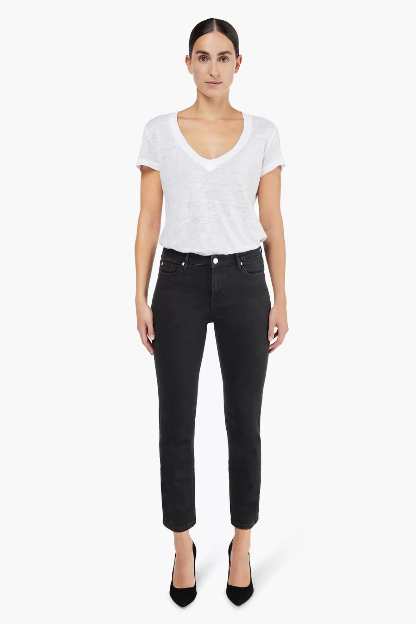 Discount JANICE Zwarte Mom Jeans Cooper Black 001